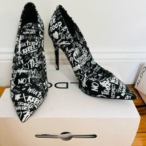 Black & White Aldo Pumps